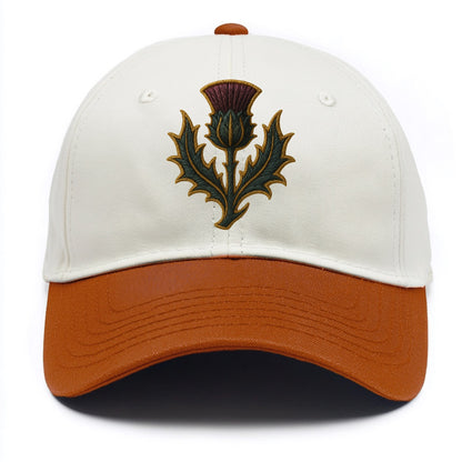 Scottish Thistle  - Two Tone Cap - Orange