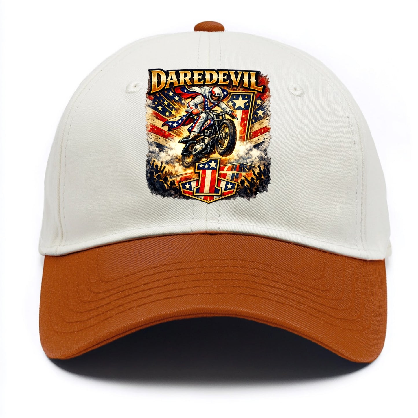 Daredevil Stunt Rider - Two Tone Cap - Orange
