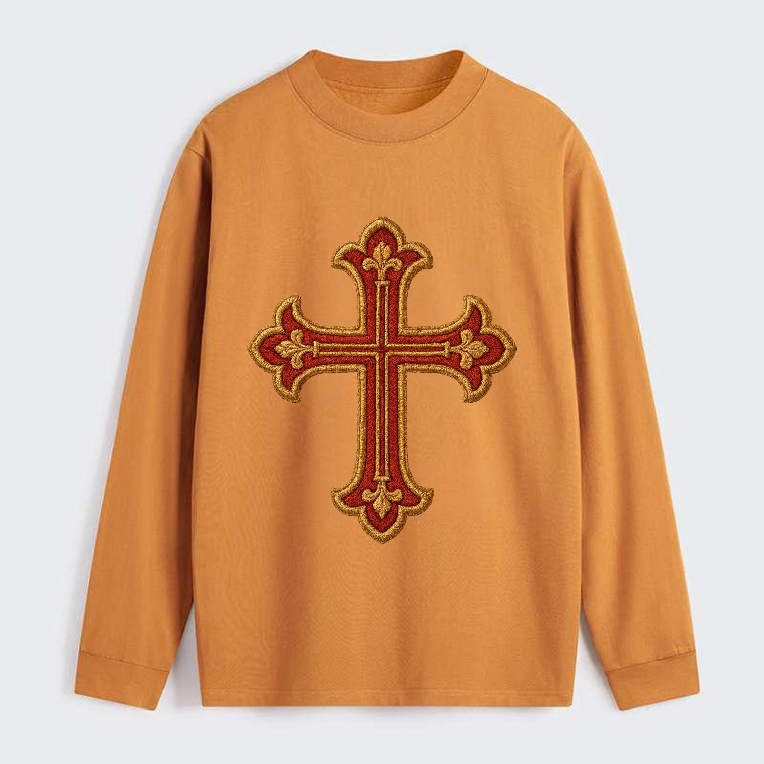 Armenian Cross - Classic Long Sleeve Shirt - Orange