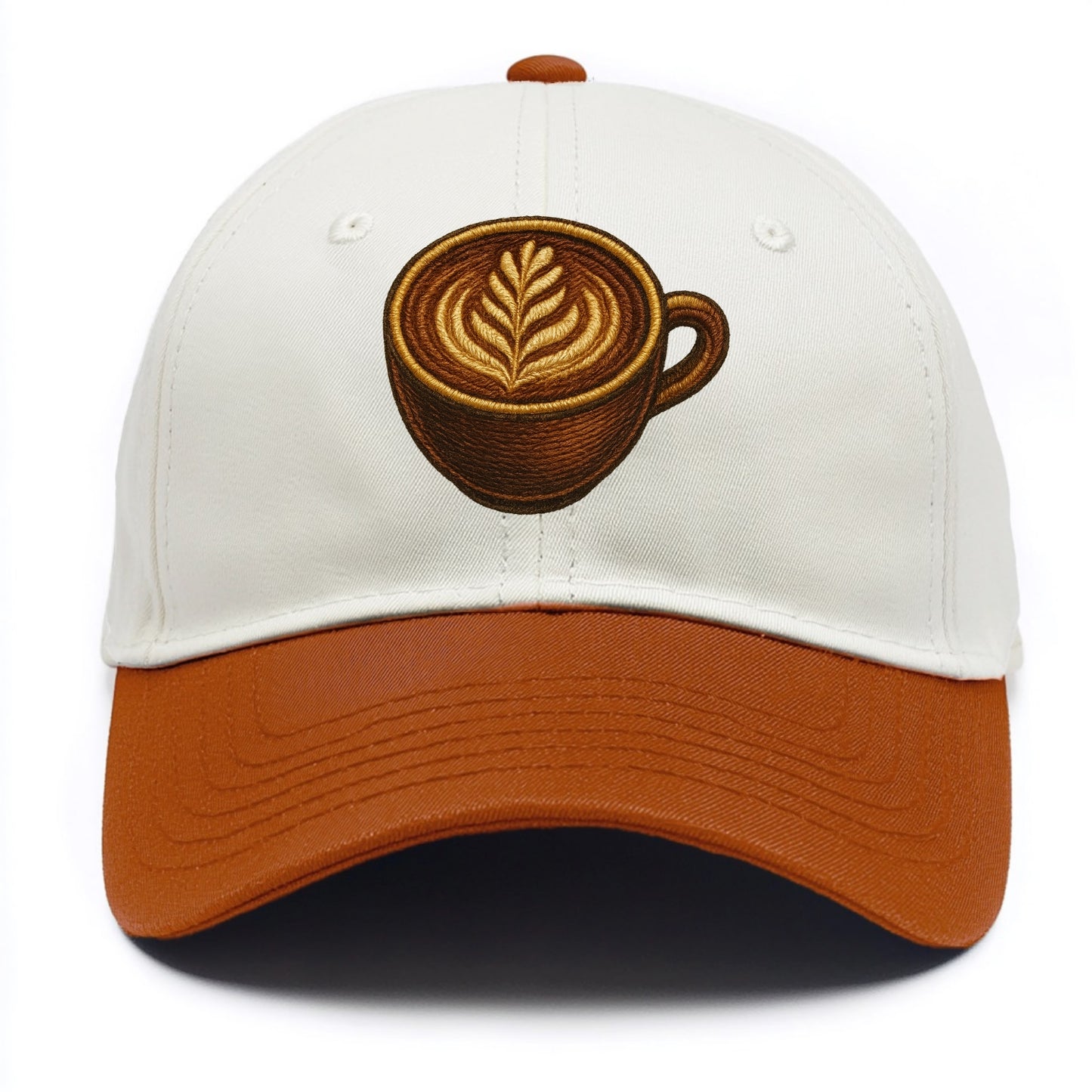 Latte Art  - Two Tone Cap - Orange