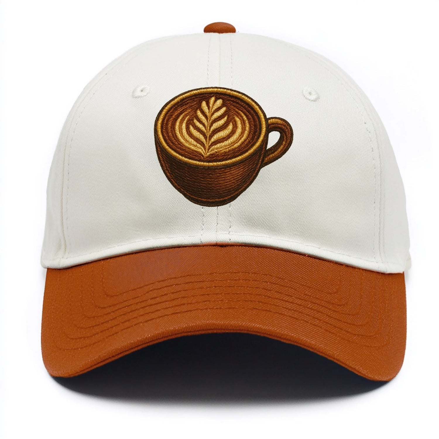 Latte Art  - Two Tone Cap - Orange