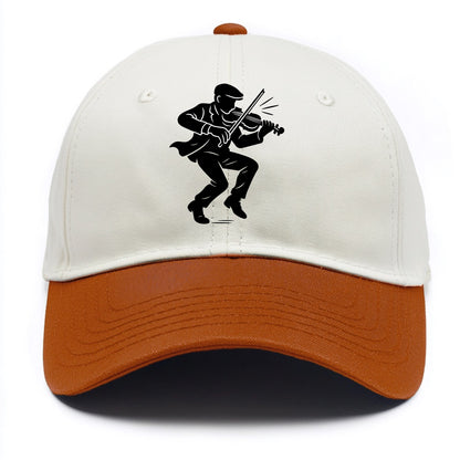 Irish folk musician traditional jig - Two Tone Cap - Orange
