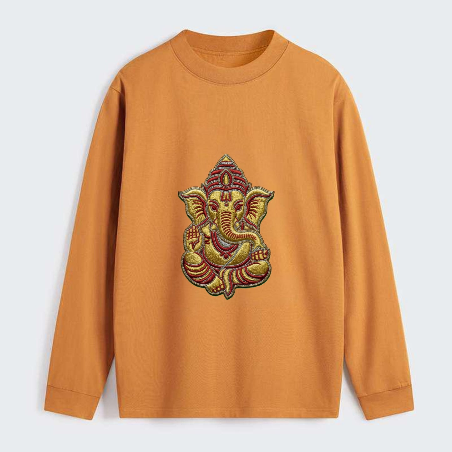 Ganesh - Classic Long Sleeve Shirt - Orange