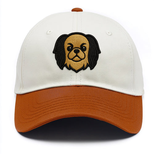 Japanese Chin - Modern flat-face logo wi - Two Tone Cap
