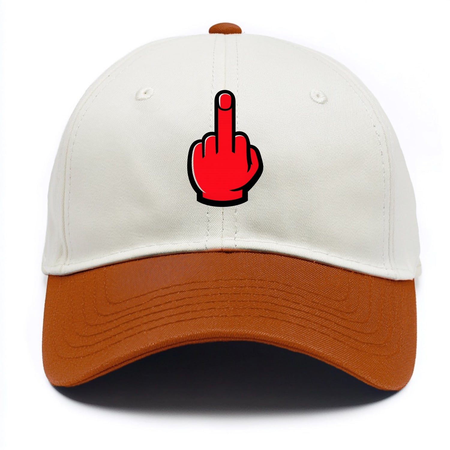 Bold Defiance Icon - Two Tone Cap - Orange