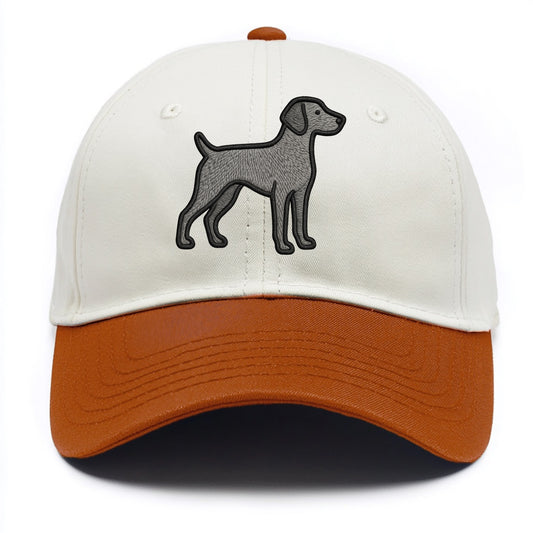Weimaraner - Trendy gray ghost design wi - Two Tone Cap - Orange