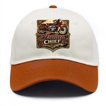 Classic Indian Chief - Two Tone Cap - Orange