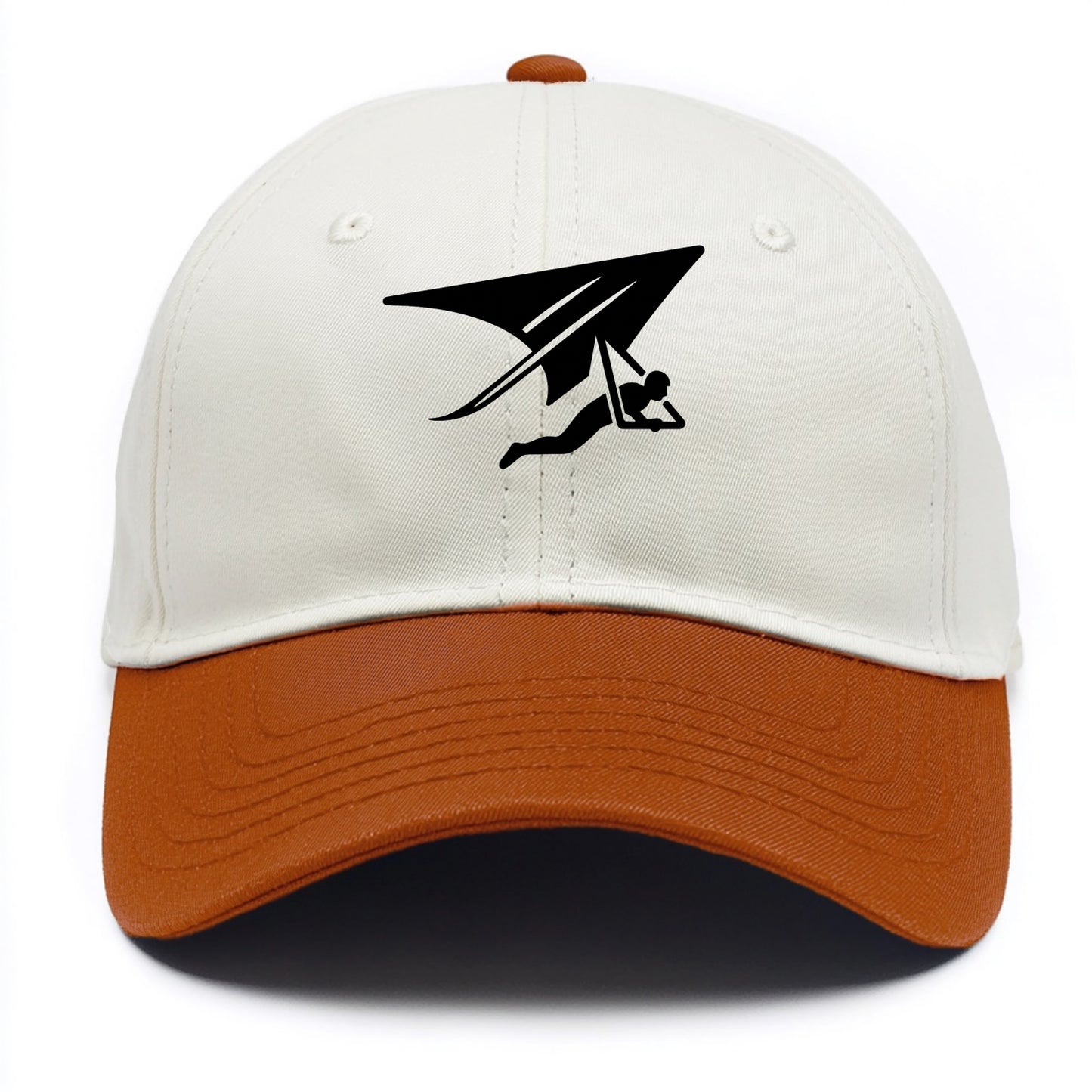 Hang glider soaring - Two Tone Cap - Orange