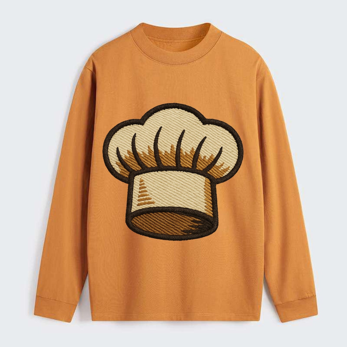Chef Hat  - Classic Long Sleeve Shirt - Orange