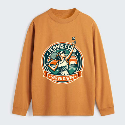 Ace of the Court - Classic Long Sleeve Shirt - Orange