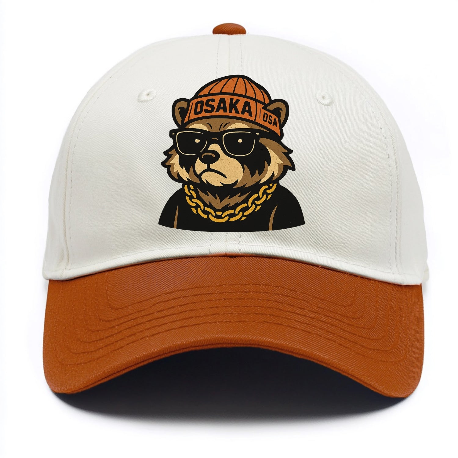 Osaka Tanuki - Two Tone Cap - Orange