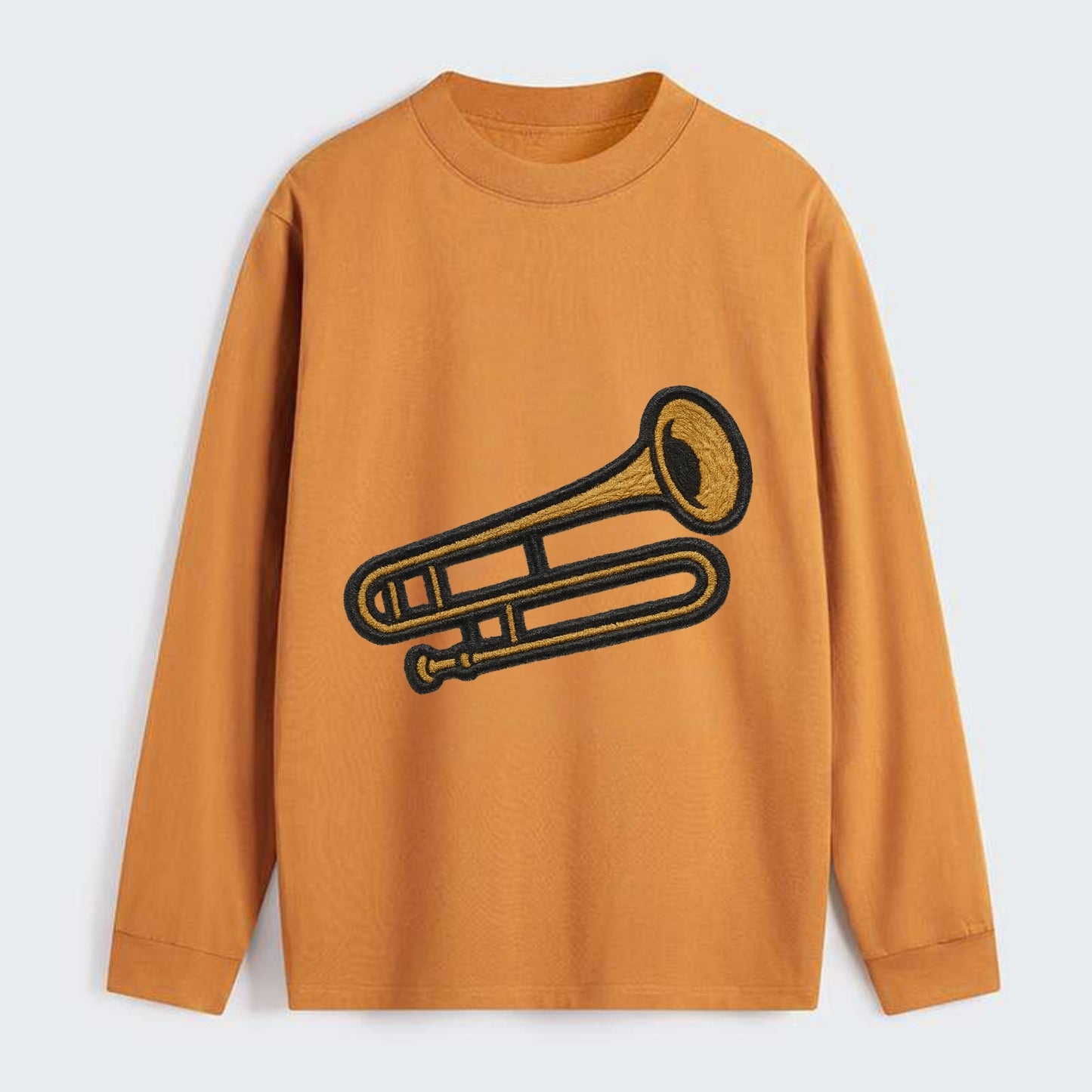 Trombone  - Classic Long Sleeve Shirt - Orange