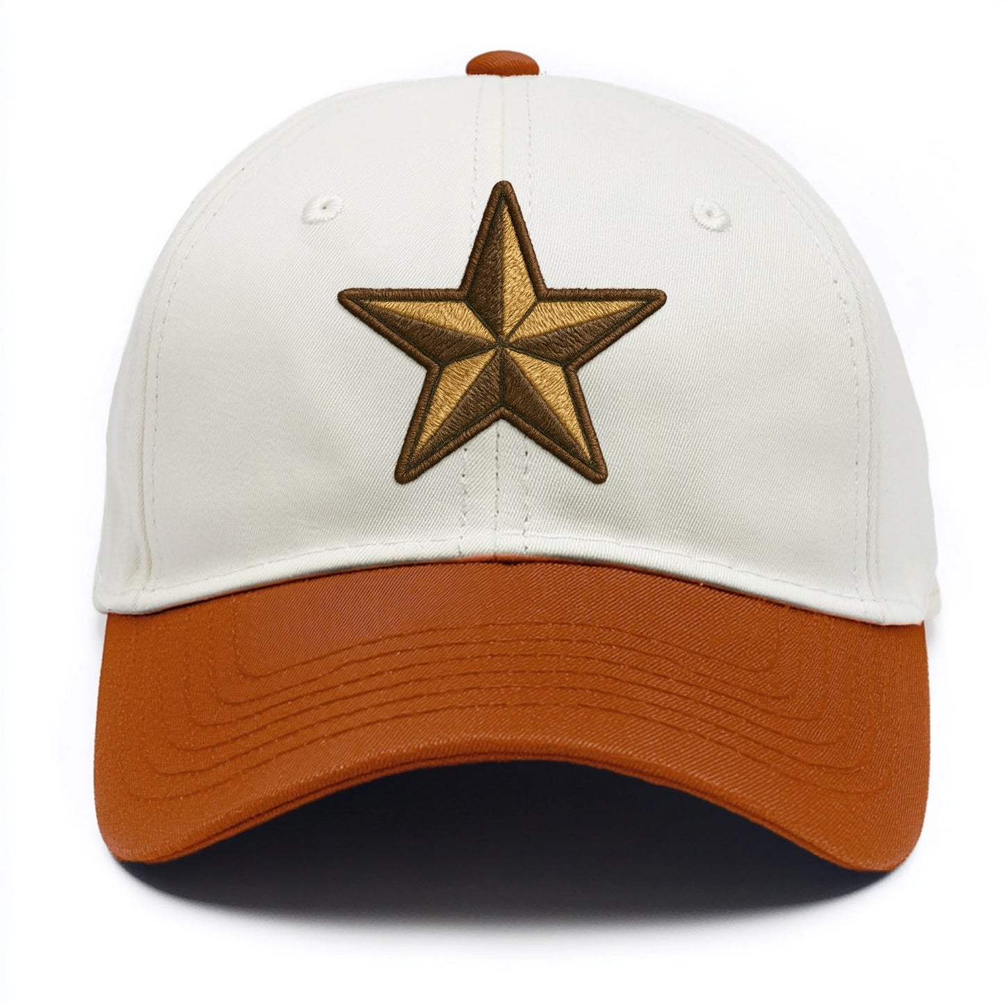 Star  - Two Tone Cap - Orange