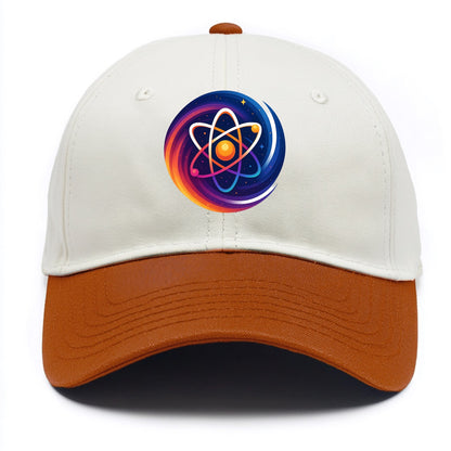 Micro Macro - Atom structure expanding i - Two Tone Cap - Orange