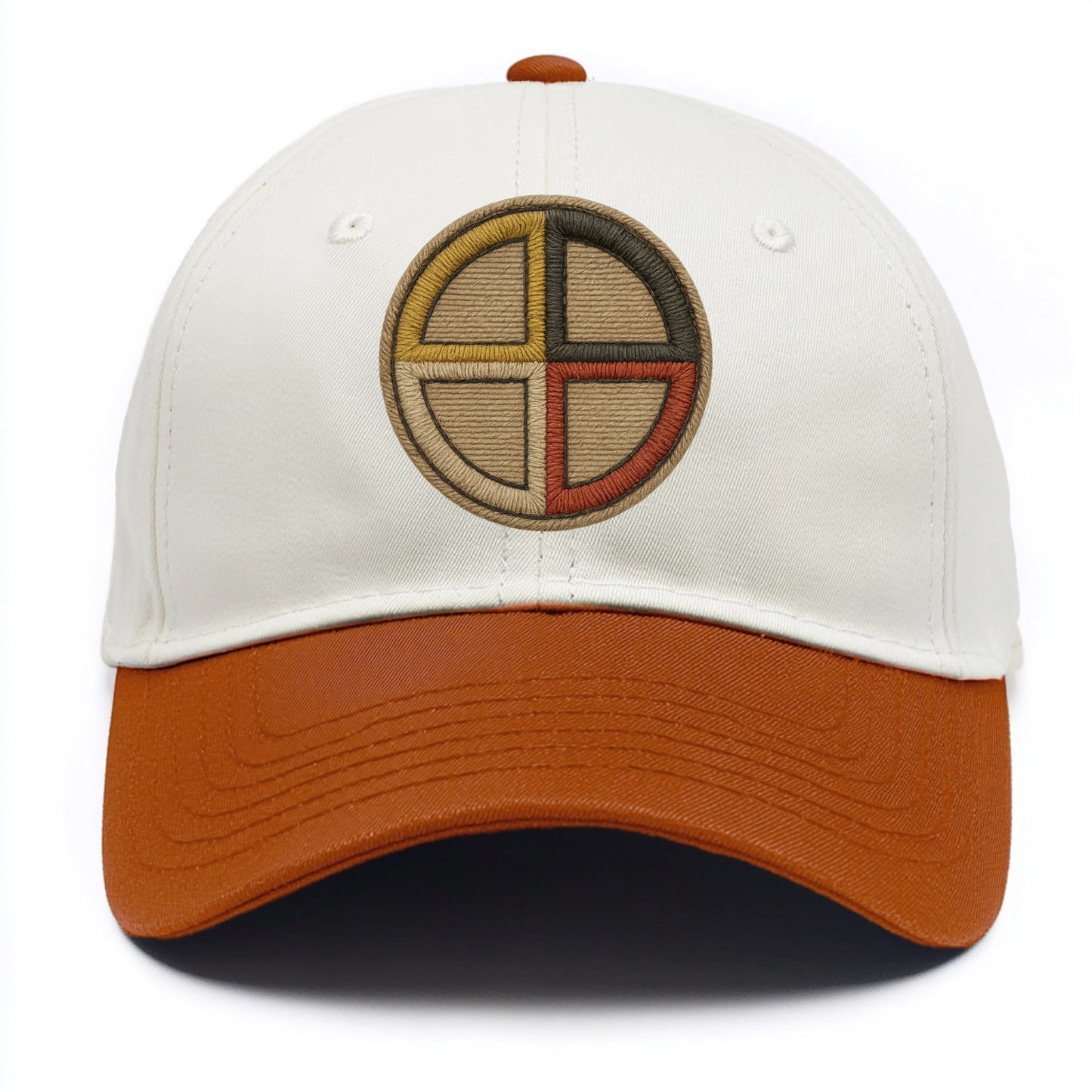 Medicine Wheel  - Two Tone Cap - Orange