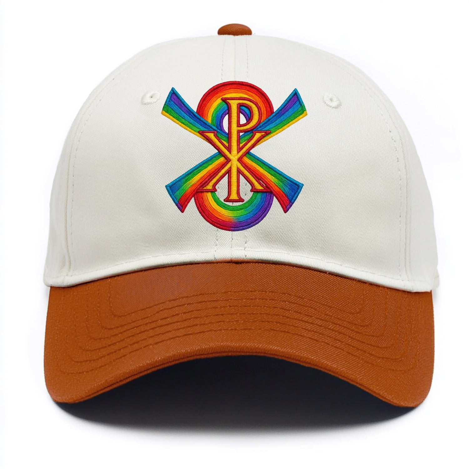 Chi Rho  - Two Tone Cap - Orange