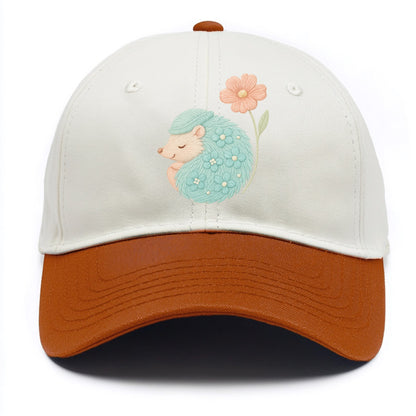 Aqua Hedgehog - Two Tone Cap - Orange