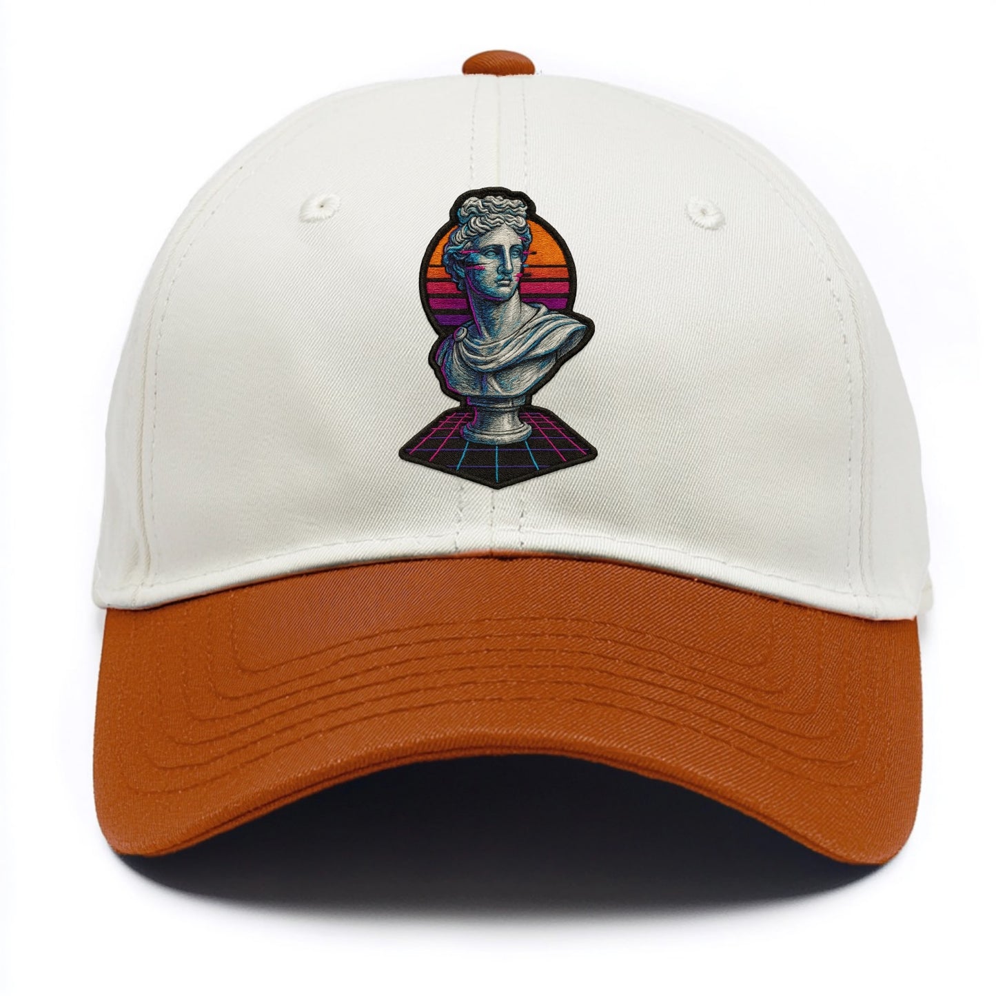 Greek Statue - Two Tone Cap - Orange