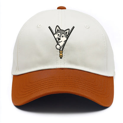 Alaskan Malamute - Two Tone Cap - Orange