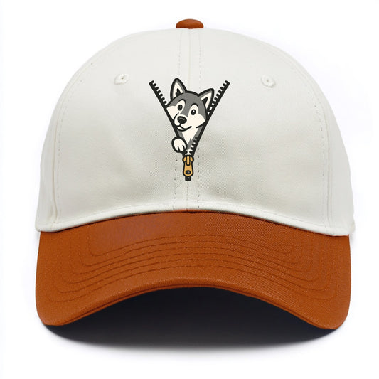 Alaskan Malamute - Two Tone Cap - Orange
