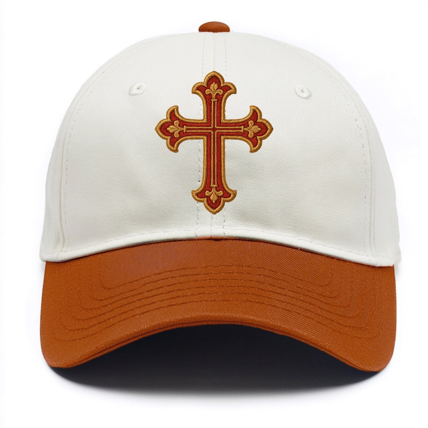 Armenian Cross - Two Tone Cap - Orange