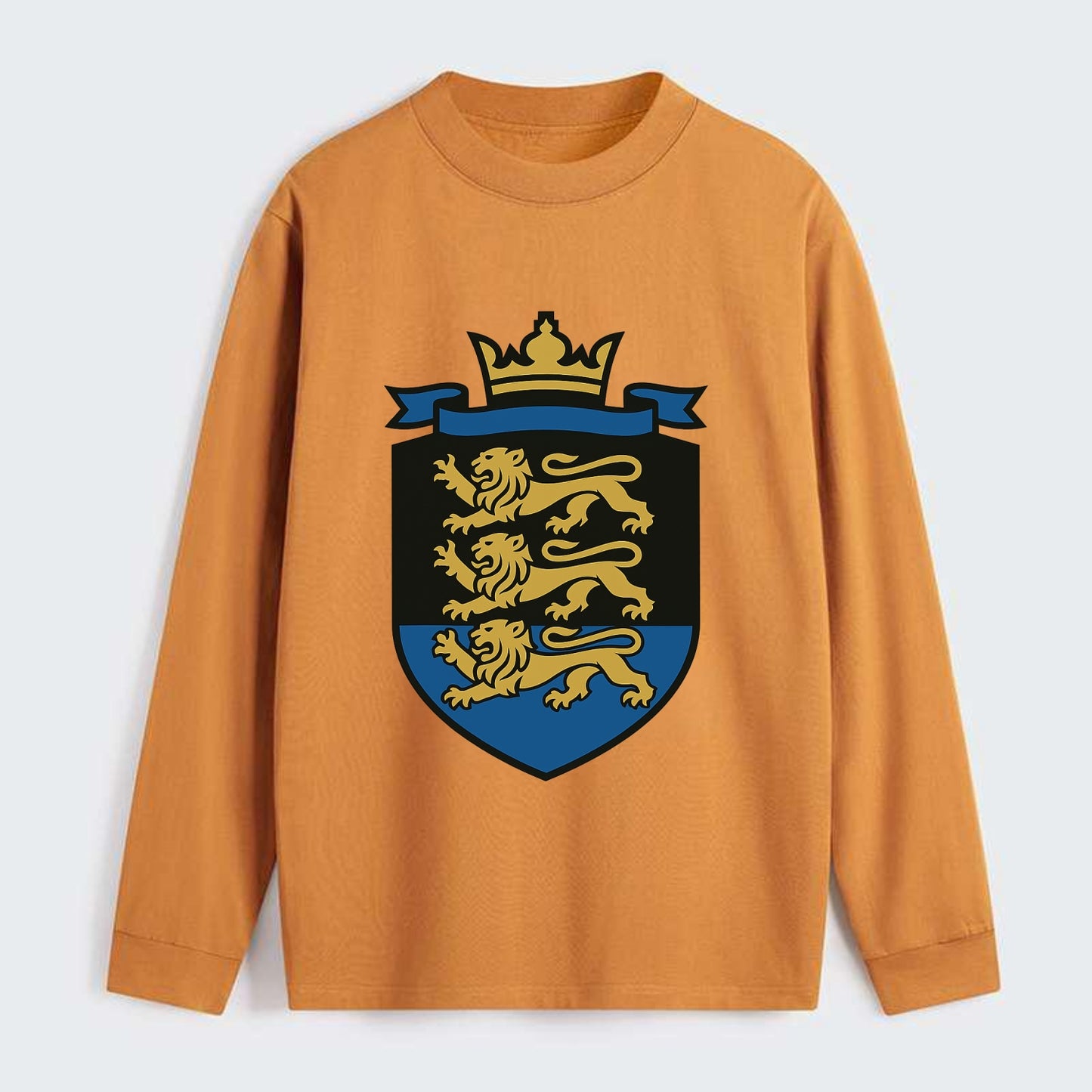 Estonia Royal Logo  - Classic Long Sleeve Shirt - Orange