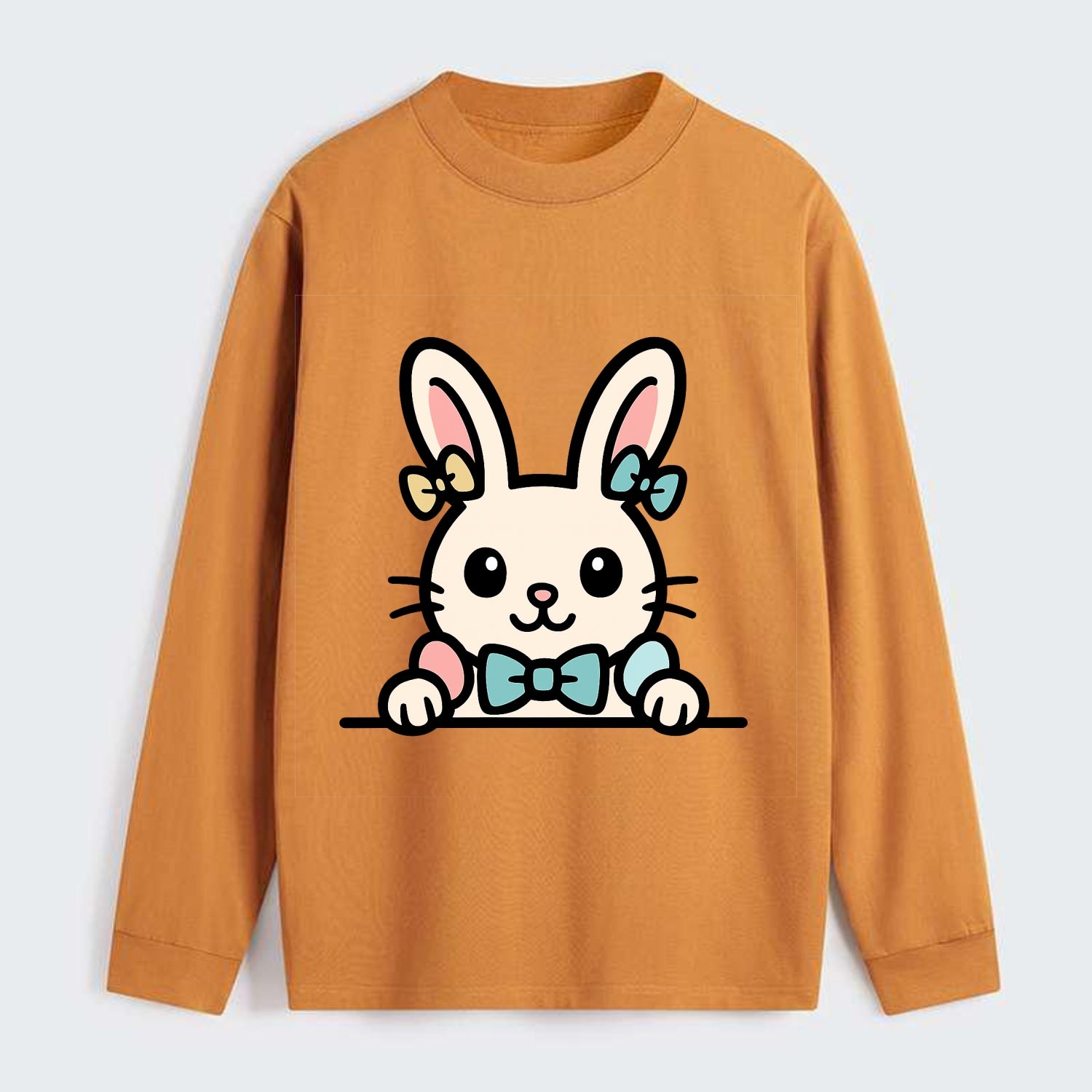 Easter Bunny  - Classic Long Sleeve Shirt - Orange
