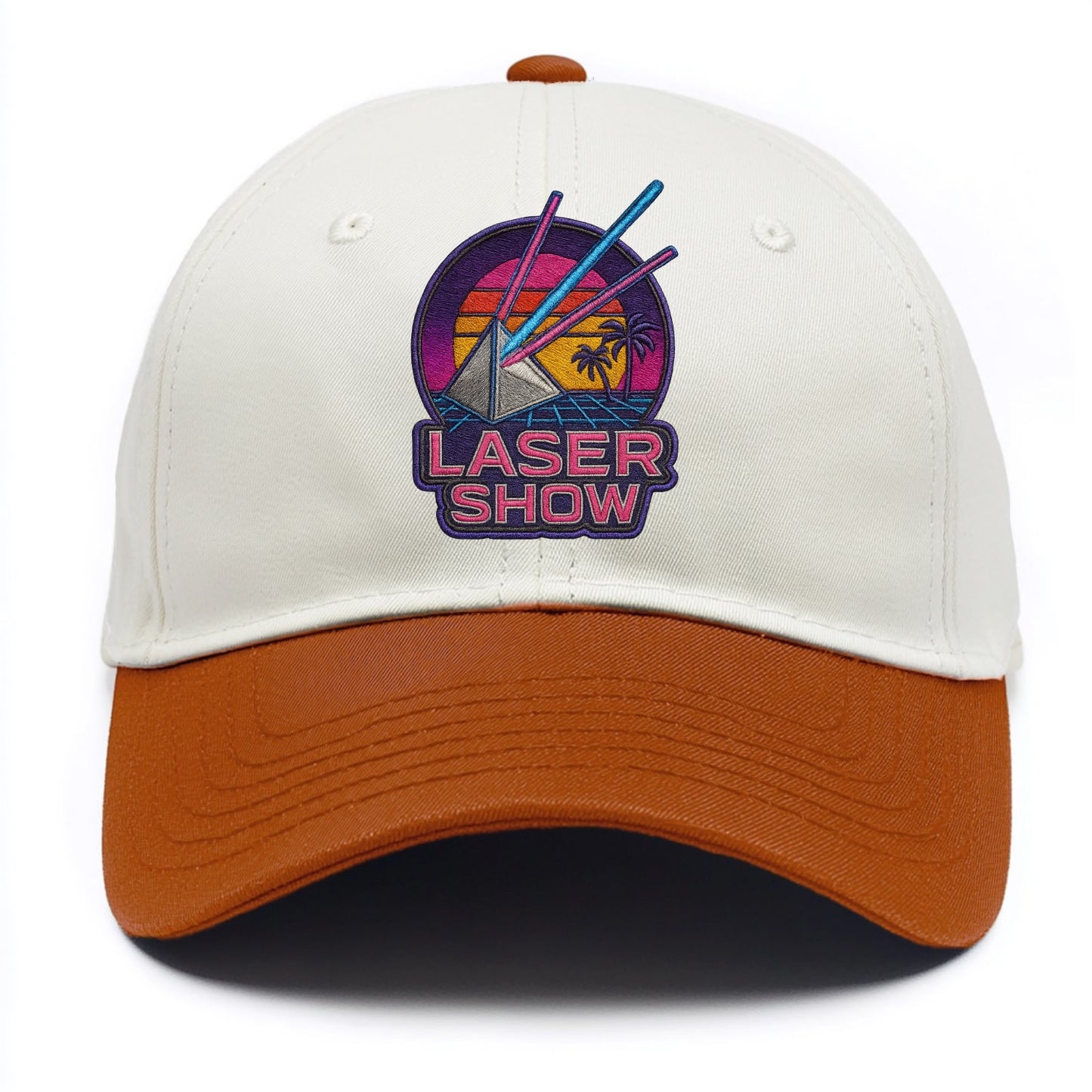 Laser Show - Two Tone Cap - Orange
