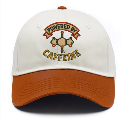 Powered By Caffeine  - Two Tone Cap - Orange