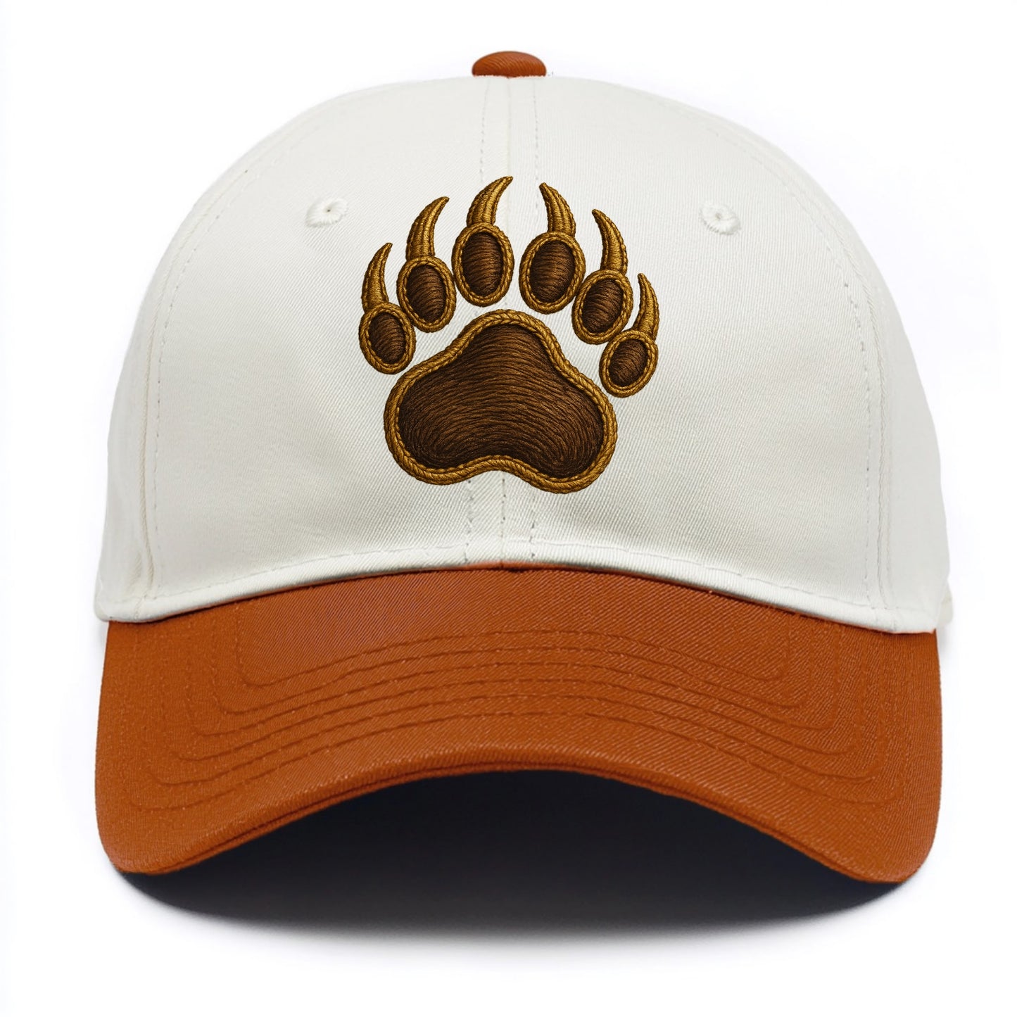 Bear Paw  - Two Tone Cap - Orange