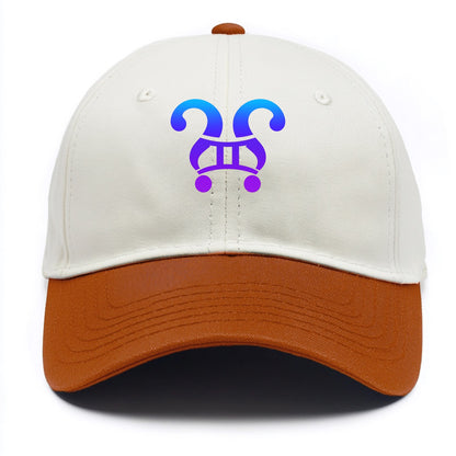 CURIOUS TWINS | Twin question marks | Endless curiosity | Seeking answers | - Two Tone Cap - Orange