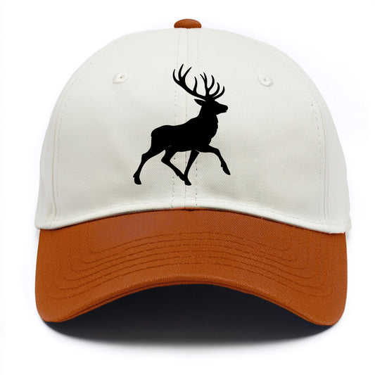 Deer with majestic antlers - Two Tone Cap - Orange