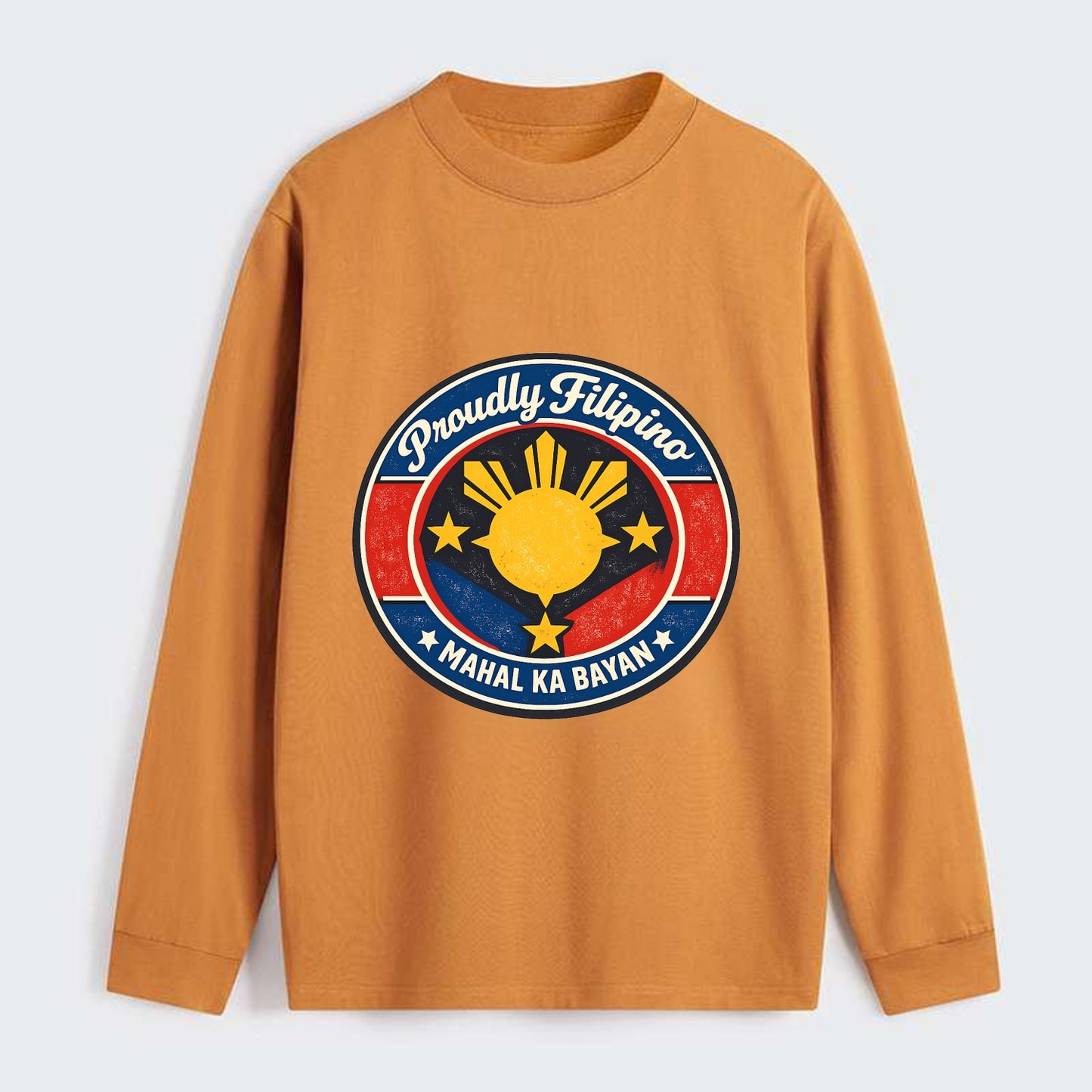 Radiant Philippine Heritage - Classic Long Sleeve Shirt - Orange