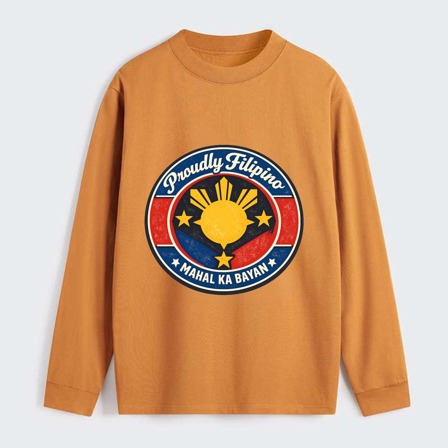 Radiant Philippine Heritage - Classic Long Sleeve Shirt - Orange