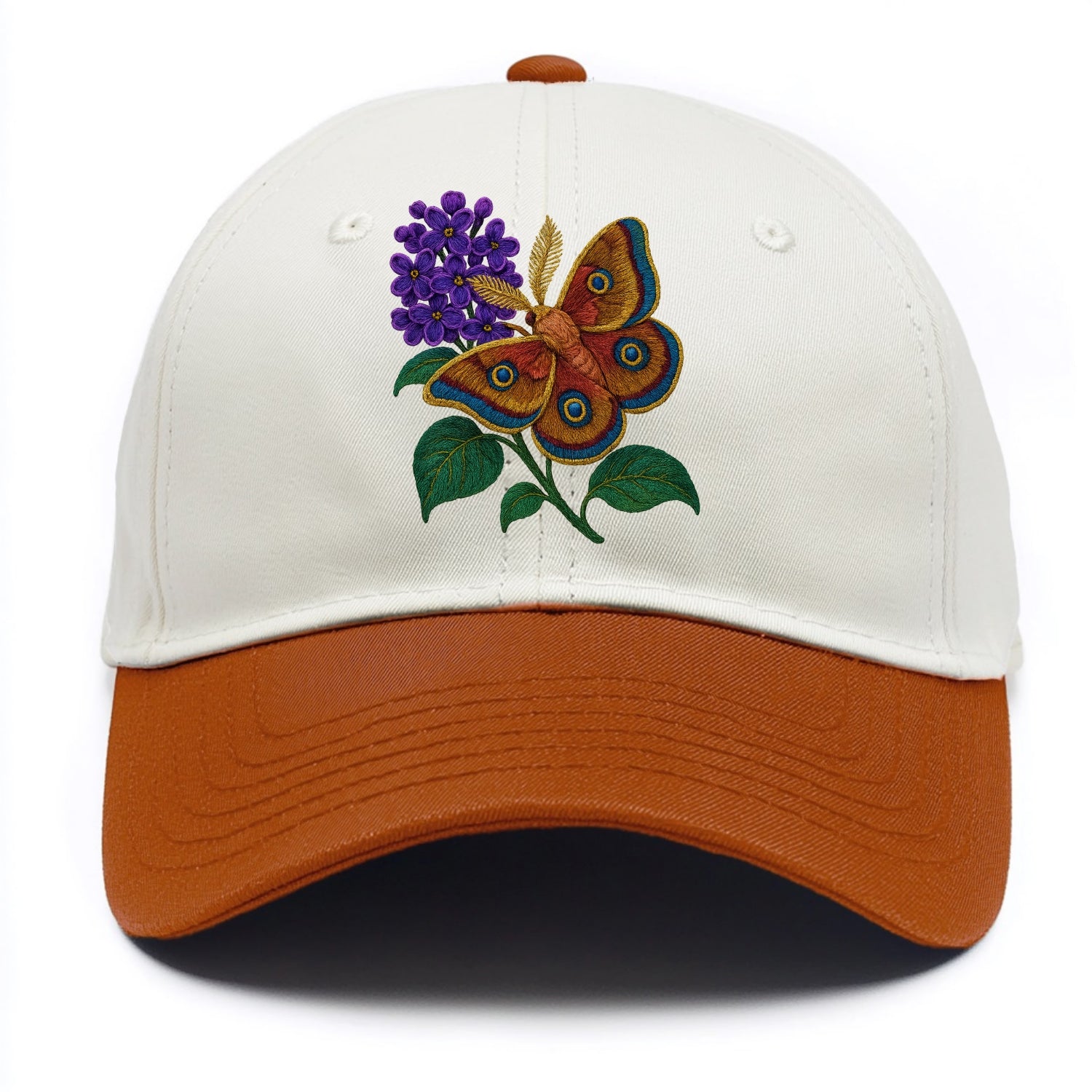 Polyphemus Moth - Two Tone Cap - Orange