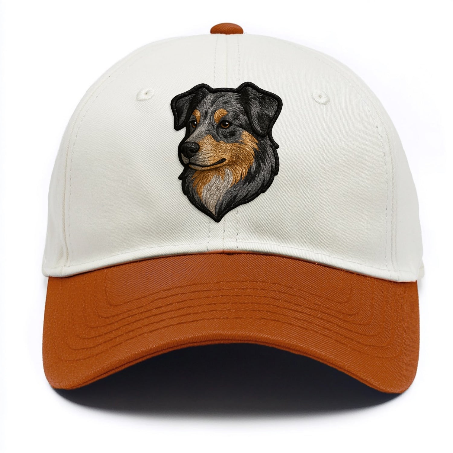 Australian Shepherd - Modern merle patte - Two Tone Cap - Orange