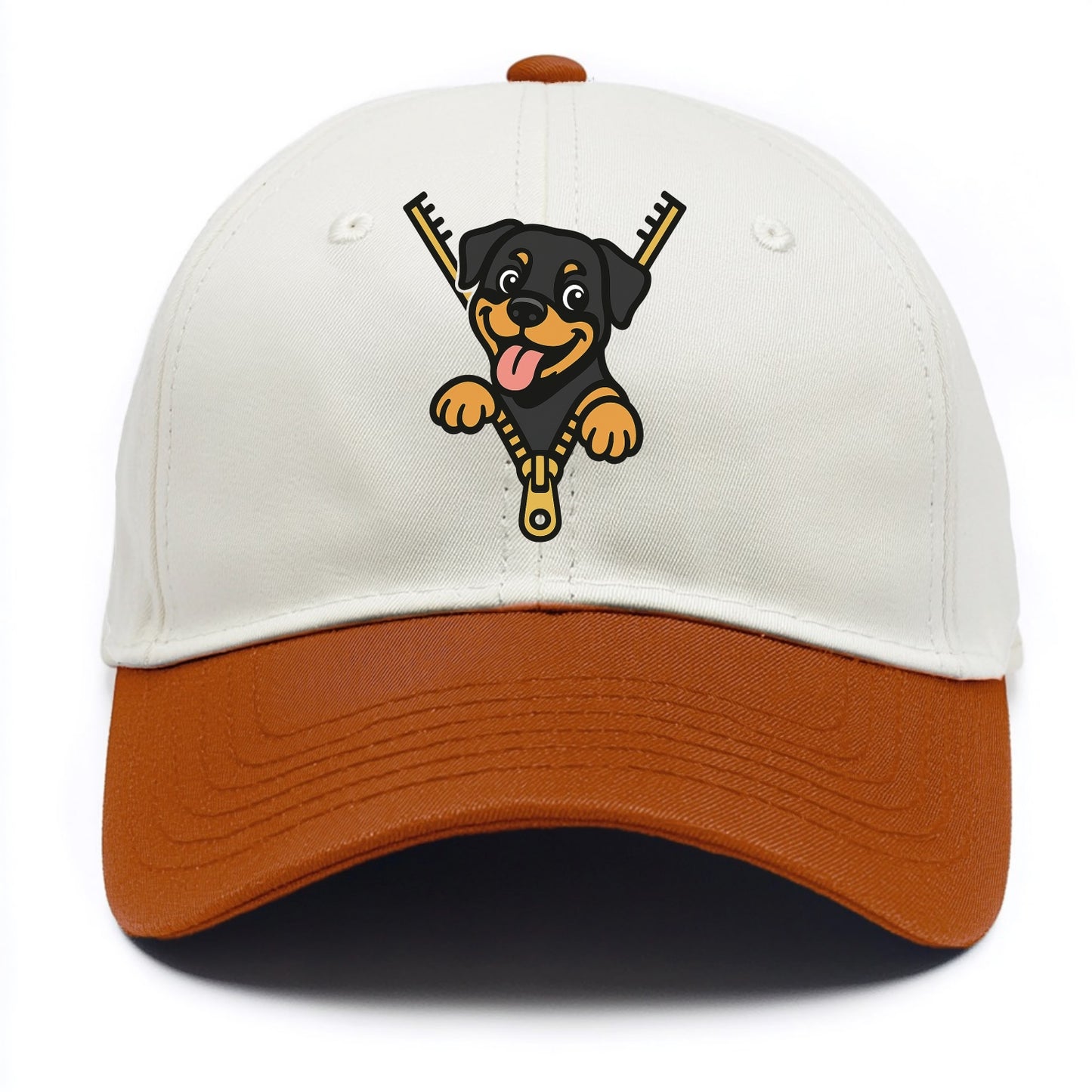Rottweiler - Two Tone Cap - Orange