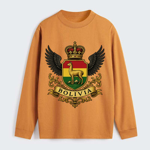 Bolivia Llama Emblem  - Classic Long Sleeve Shirt