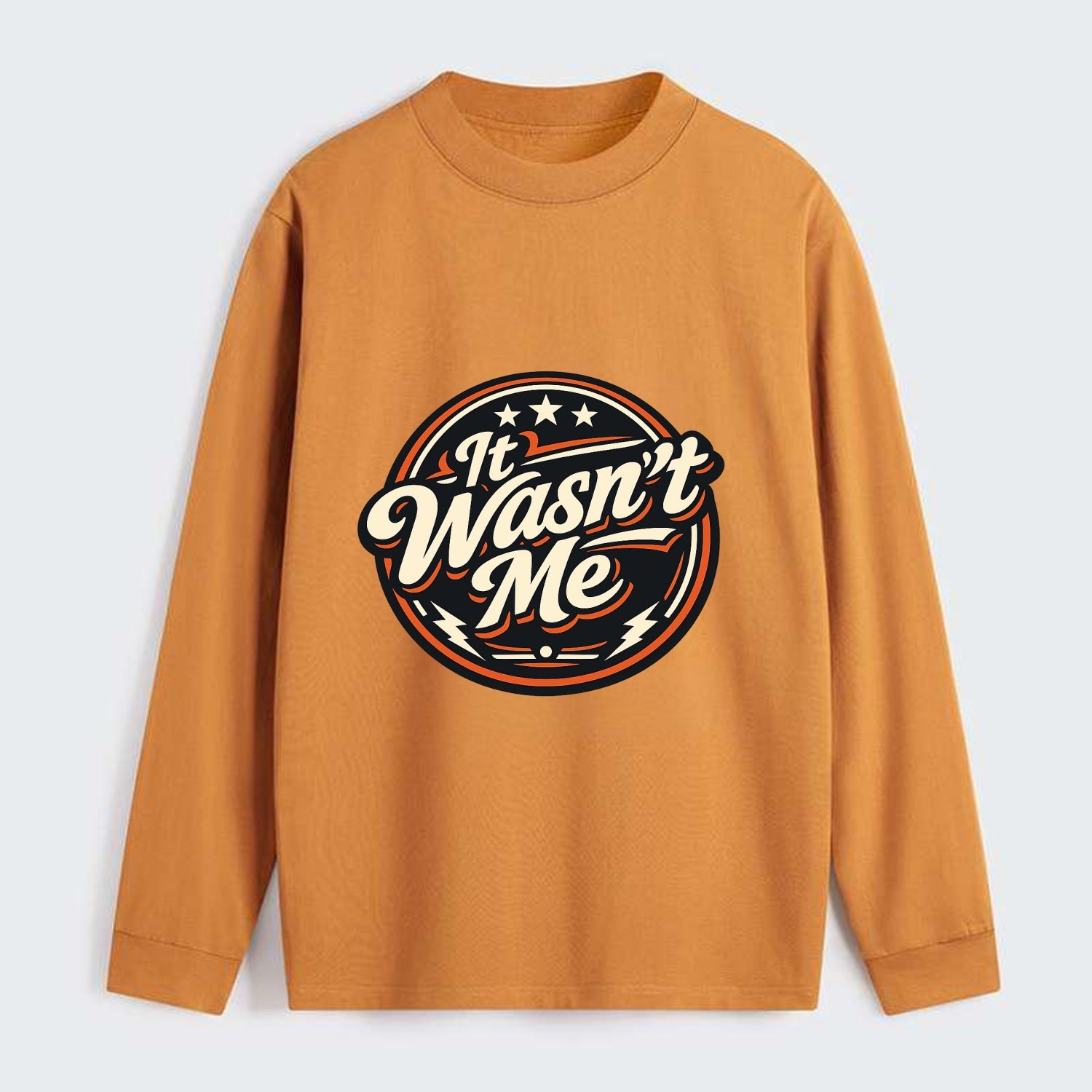 Unapologetic Rebel Emblem - Classic Long Sleeve Shirt - Orange