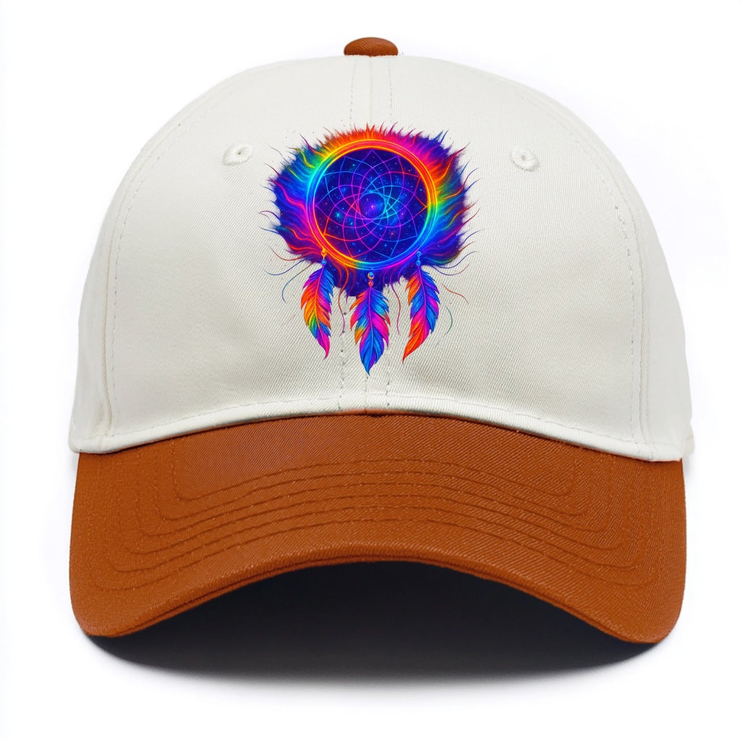 Dream Catcher Universe - Cosmic dreamcat - Two Tone Cap - Orange