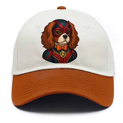Cavalier King Charles Friendly Hero  - T Two Tone Cap - Orange