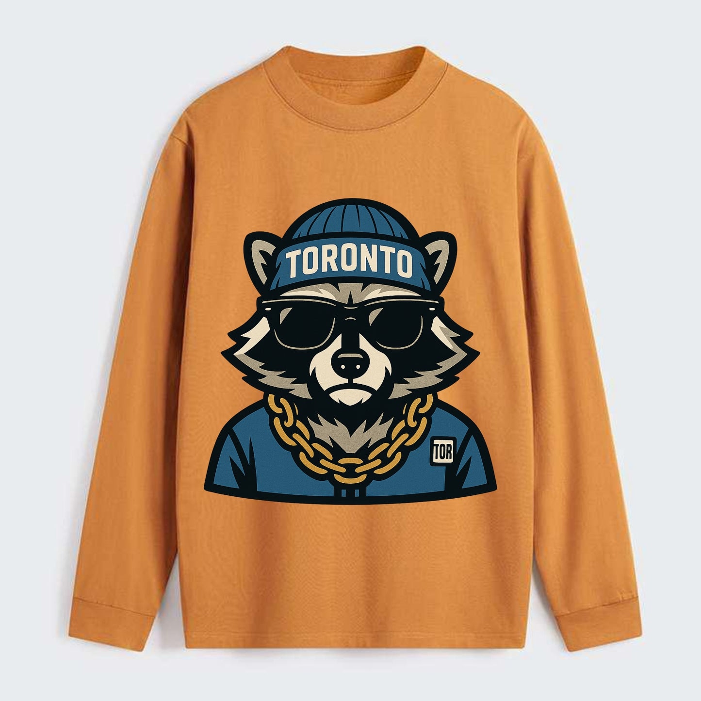 Toronto Raccoon - Classic Long Sleeve Shirt - Orange
