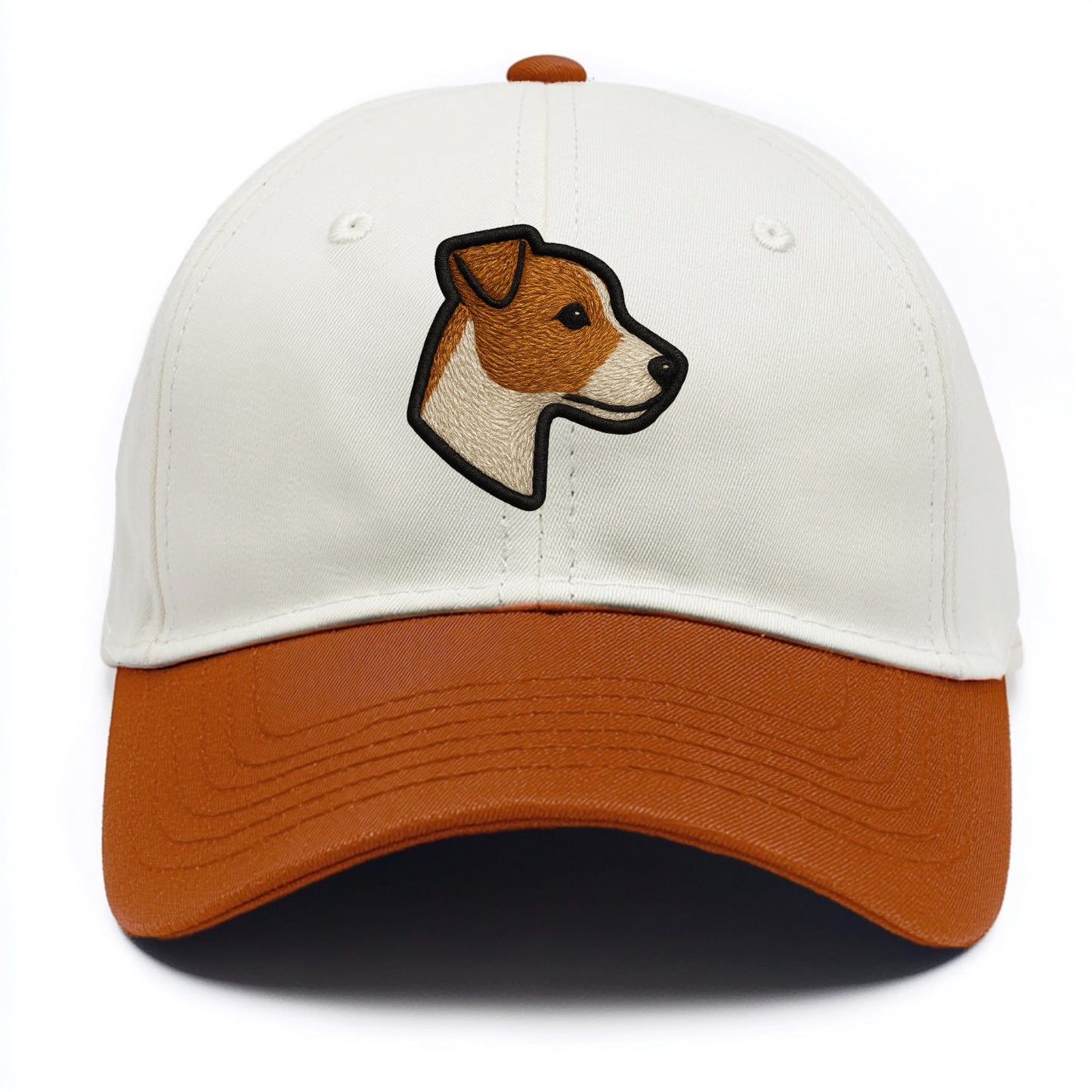 Jack Russell Terrier - Modern small terr - Two Tone Cap - Orange