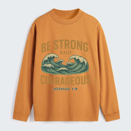 Joshua 1:9 Ocean - Classic Long Sleeve Shirt