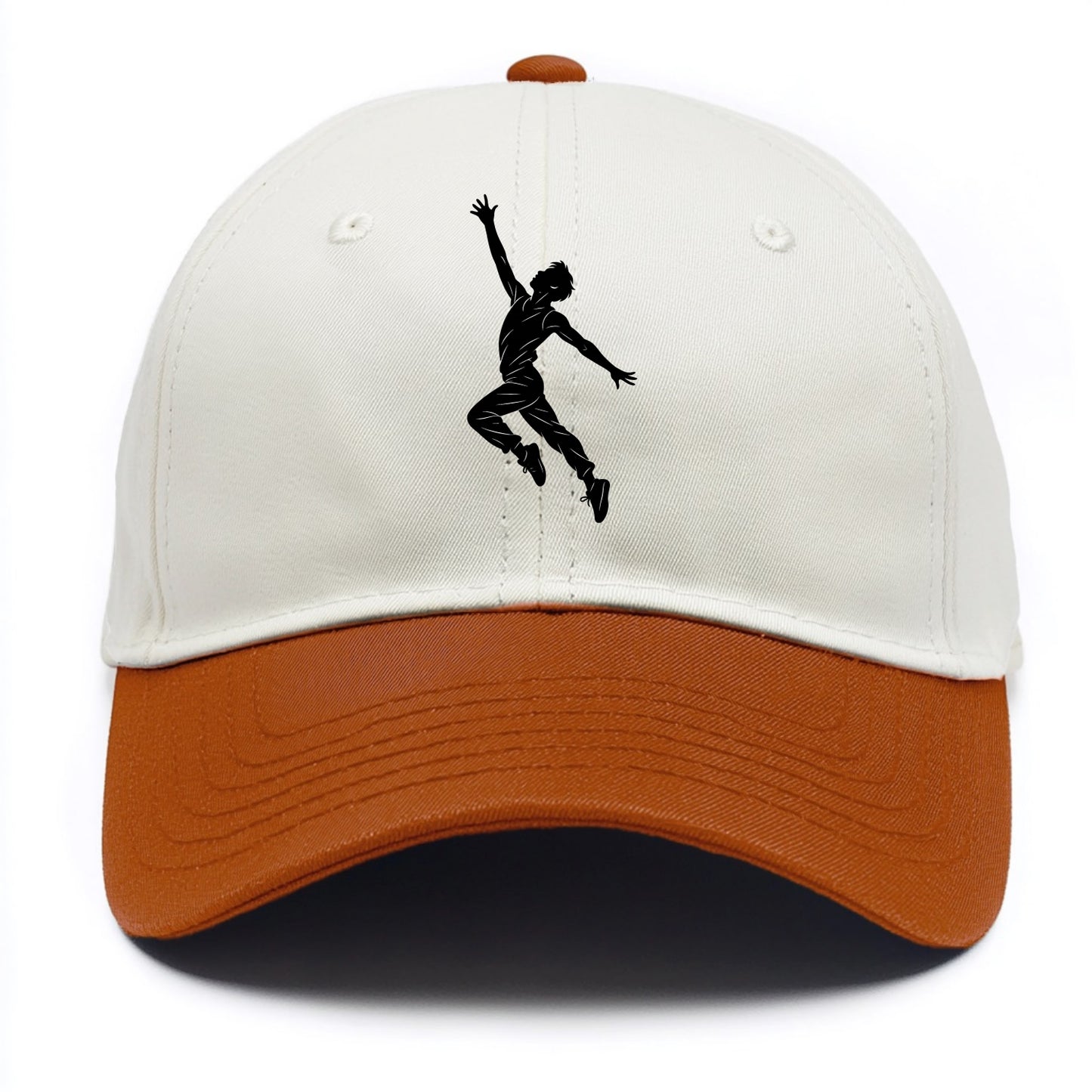 Modern dancer reaching skyward - Two Tone Cap - Orange