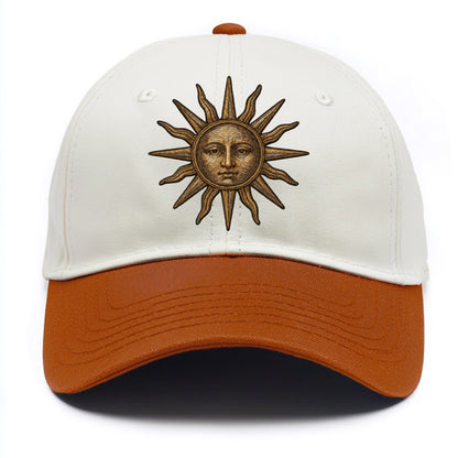 Sun Rays  - Two Tone Cap - Orange