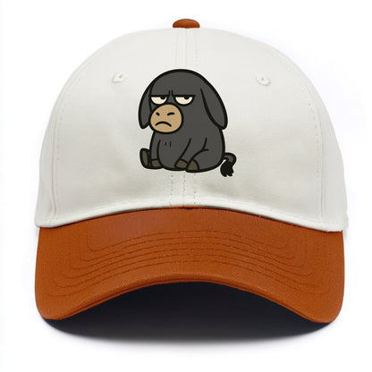 The Donky Judging Silently - Two Tone Cap - Orange