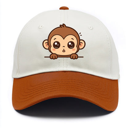 Baby Monkey  - Two Tone Cap - Orange