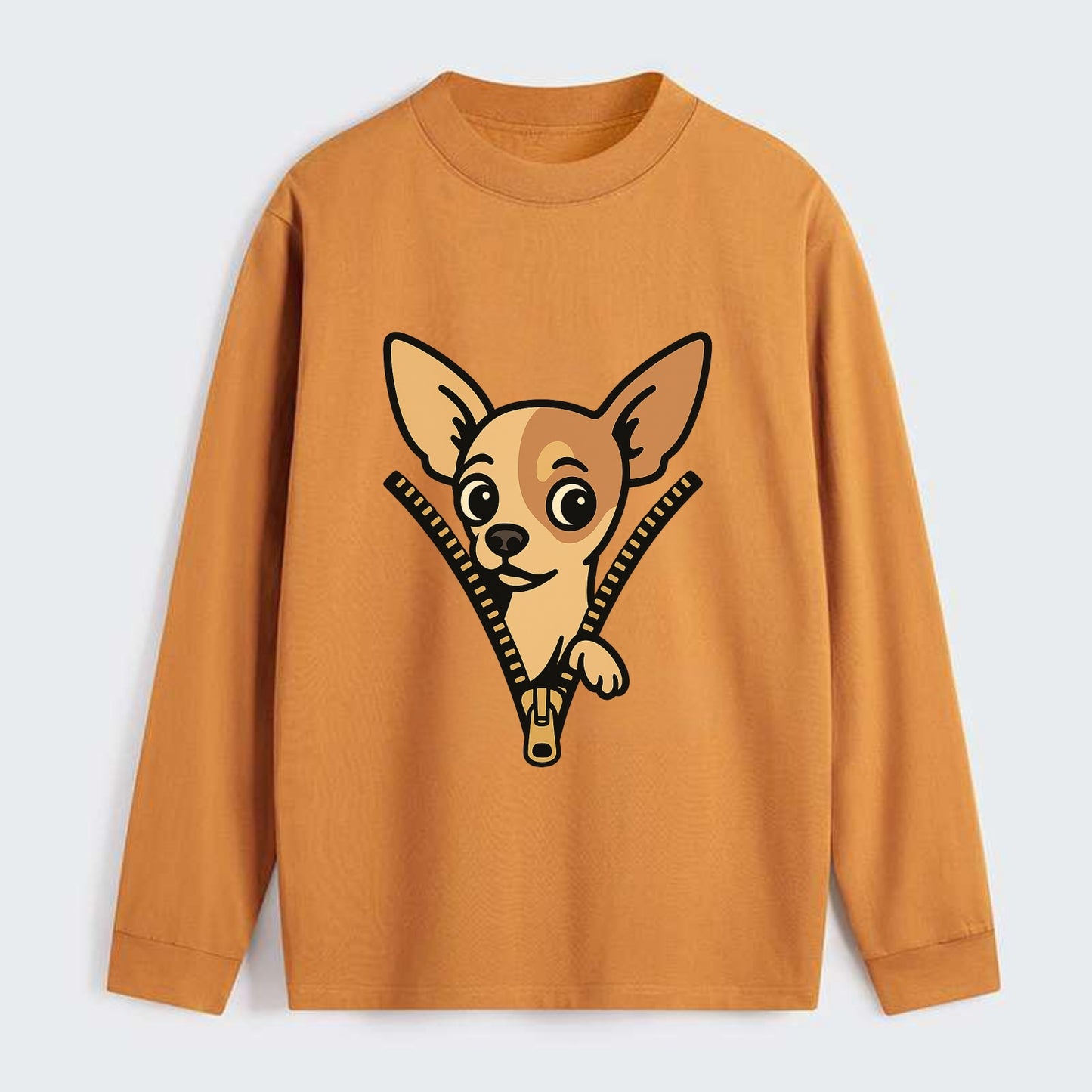Chihuahua - Classic Long Sleeve Shirt - Orange