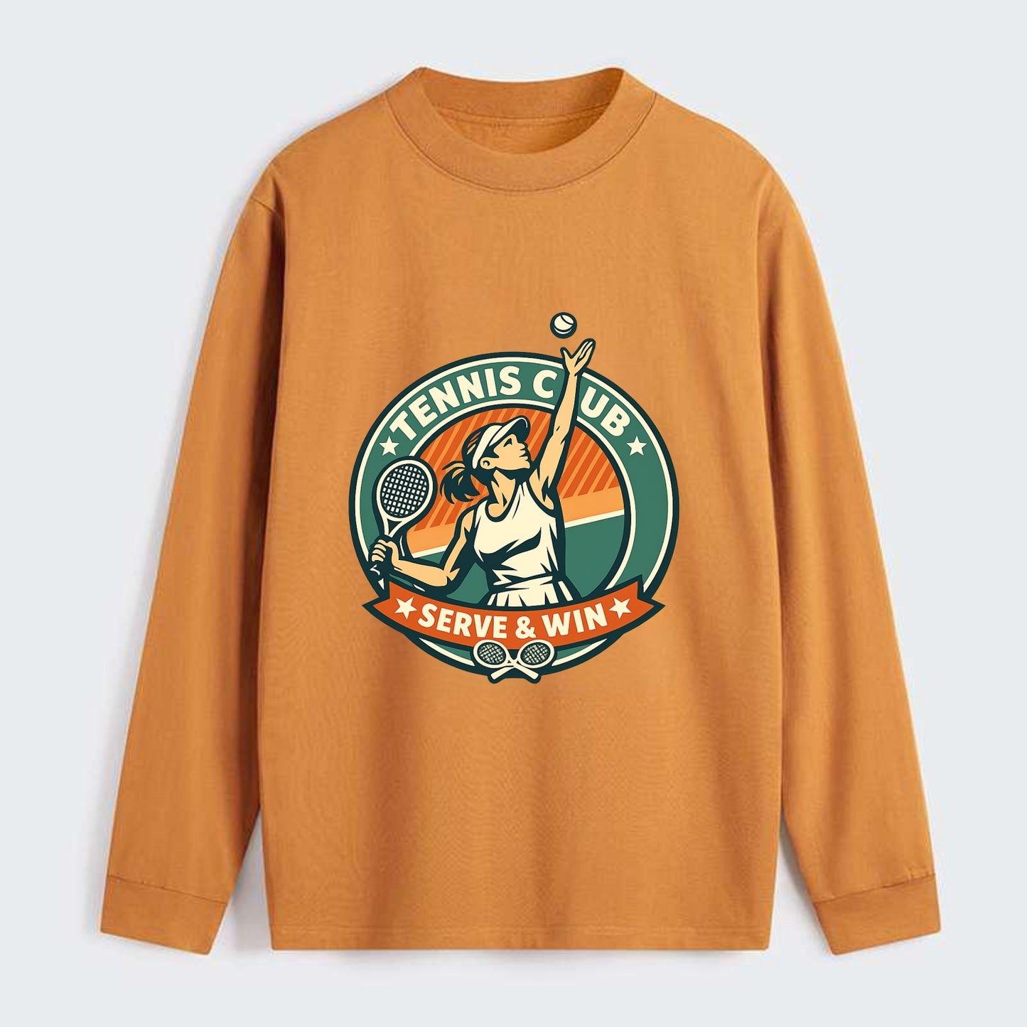 Ace in Motion - Classic Long Sleeve Shirt - Orange